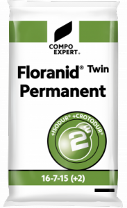 Trávnikové hnojivo Floranid Twin Permanent 16-7-15(+2+ME) - Dlouhodobá trávníková hnojiva