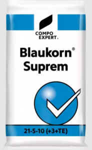 Trávnikové NPK hnojivo Blaukorn Suprem 21-5-10-3+ME - Univerzální kombinovaná hnojiva
