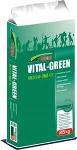 Letné trávnikové hnojivo VITAL-GREEN 14-5-8, 25 kg - Hnojiva a půdní kondicionéry