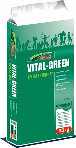 Letné trávníkové hnojivo VITAL-GREEN 14-5-8, 25 kg - Hnojiva a půdní kondicionéry