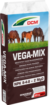 Dlhodobé hnojivo pre lúky a pasienky VEGA-MIX 8-4-8 - Hnojiva DCM
